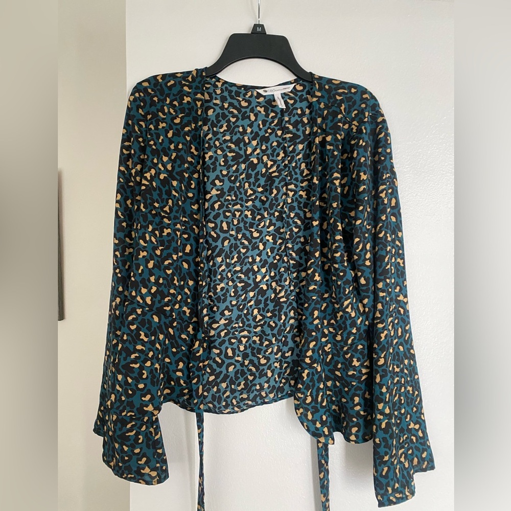 BCBGeneration Stardust Wrap Top